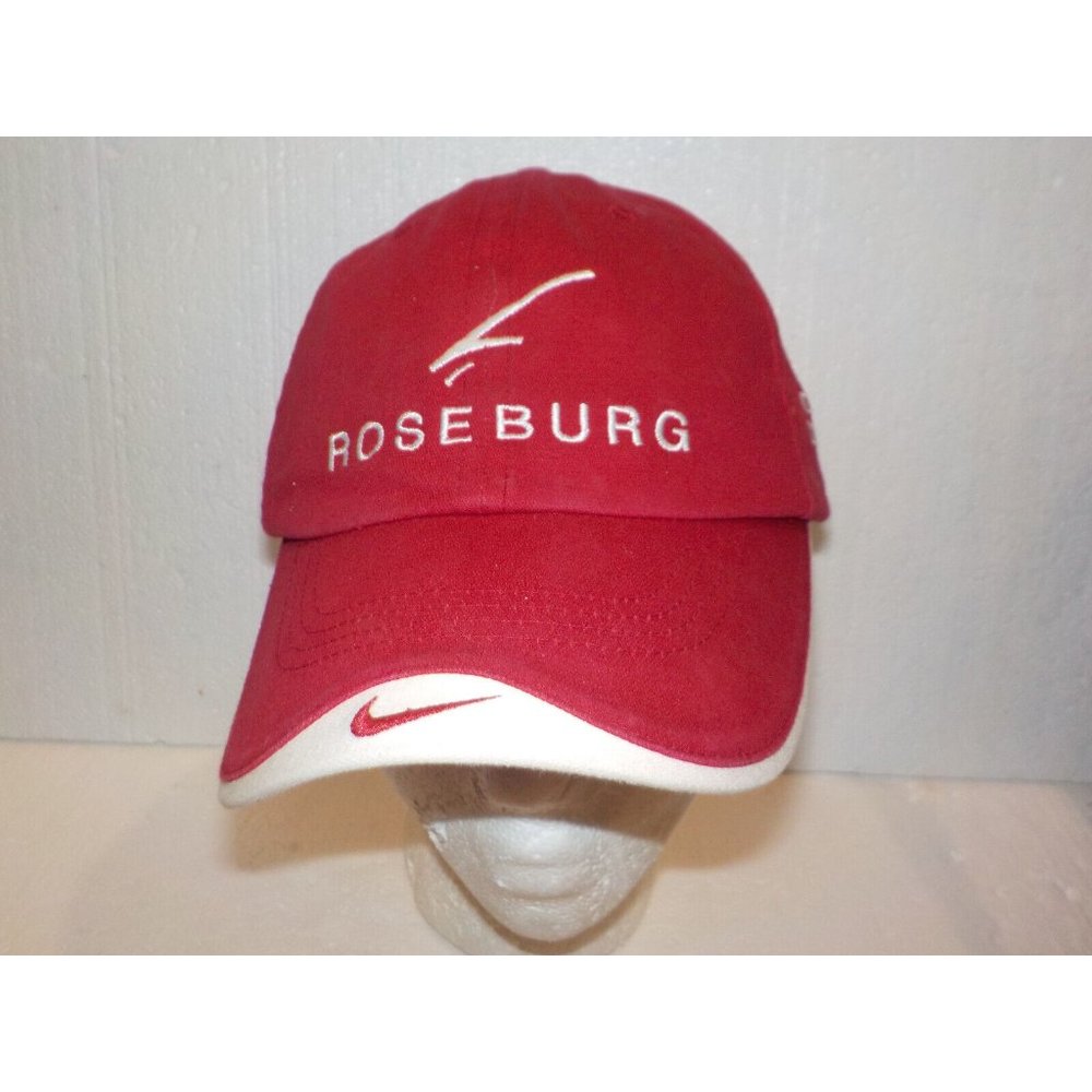 Nike Golf Riddle Golf Tournament 2008 Embroidered Buckleback Ball Cap Hat Red